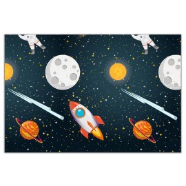 Dětský plastový ubrus 120x180cm vesmír