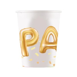 Papírový kelímek 200ml party 8ks