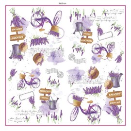 Papírové ubrousky 33x33cm 3vrstvé levandule 20ks