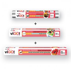 Set ViGO!alobal + pečící papír + potravinová fólie