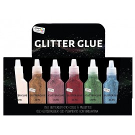 Gliterové lepidlo se třpytkami 25ml MIX barev