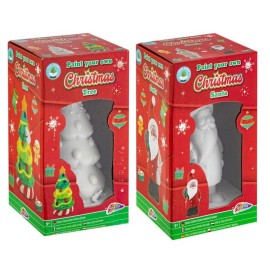 FIGURKA VYMALUJ SI SÁM SANTA/STROM 23CM, 2ASS