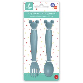 Dětský plastový příbor MICKEY 2ks