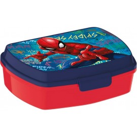 Plastový svačinový box Spiderman 17,5x14,5x6,5cm