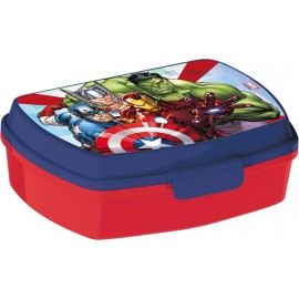 Plastový svačinový box Avengers 17,5x14,5x6,5cm
