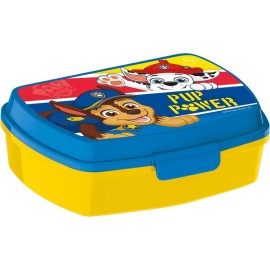 Plastový svačinový box 17,5x14x5,5cm Paw Patrol modrý