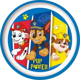 TALÍŘ PLASTOVÝ PROTISKLUZOVÝ PAW PATROL, PRŮM. 22