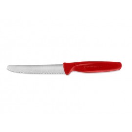 Univerzální nůž WÜSTHOF 10cm vroubkované ostří, červený