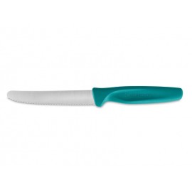 Univerzální nůž WÜSTHOF 10cm vroubkované ostří, modro-zelený