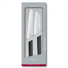 Sada kuchařských nožů VICTORINOX 2ks černá - doprava zdarma