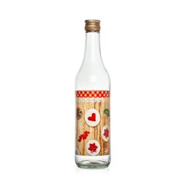 Skleněná láhev s víčkem TORO 500ml linecké