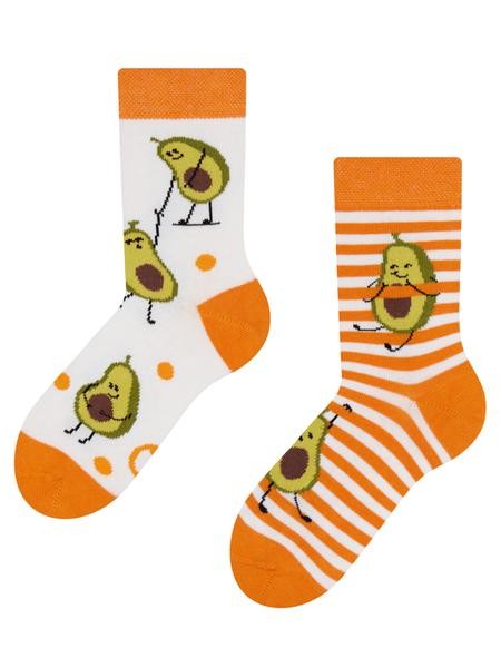 Dětské veselé ponožky DEDOLES vtipné avokádo 23-26